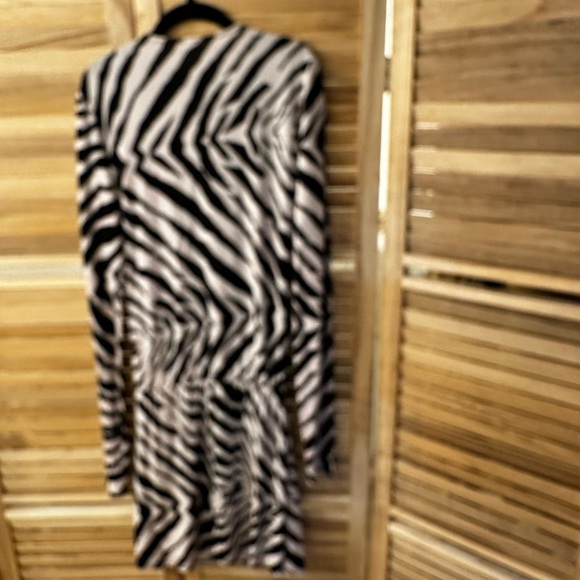 RAT & BOA ALLEGRA DRESS in Zebra Print Tie-Front Dress Size XS - Picture 7 of 10